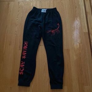 Black sweat pants
